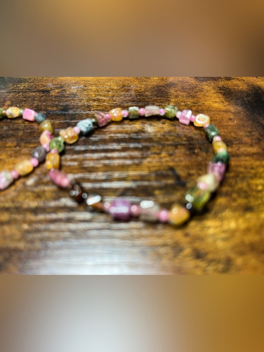 🌈 Natural Multicolor Tourmaline Bracelet Set - Two Included 🌈 - Picture 8 of 10